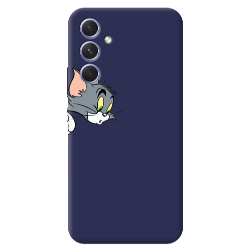 Samsung A56 Tom 1 Dark blue Colored Silicone TPU Θήκη