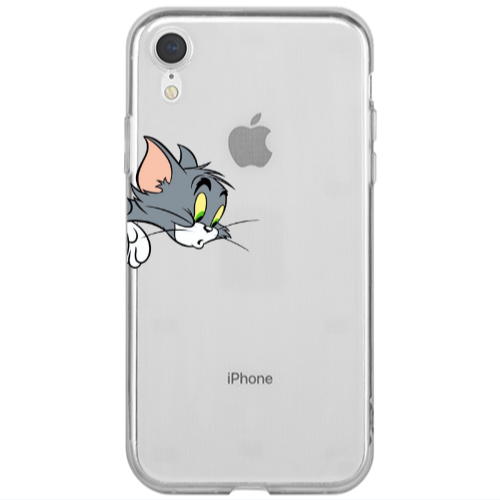 Apple iPhone Xr Tom 1 Transparent Silicone TPU Θήκη