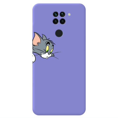 Xiaomi Redmi Note 9 Tom 1 Purple Colored Silicone TPU Θήκη