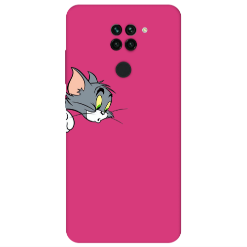 Xiaomi Redmi Note 9 Tom 1 Fuchsia Colored Silicone TPU Θήκη