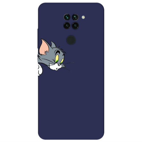 Xiaomi Redmi Note 9 Tom 1 Dark blue Colored Silicone TPU Θήκη