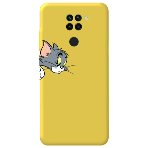 Xiaomi Redmi Note 9 Tom 1 Yellow Colored Silicone TPU Θήκη