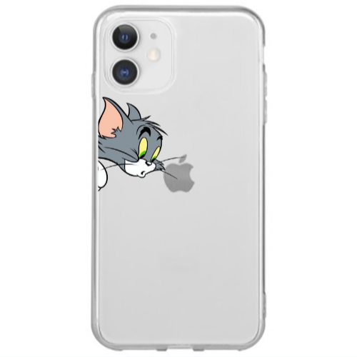 Apple iPhone 12 Mini Tom 1 Transparent Silicone TPU Θήκη