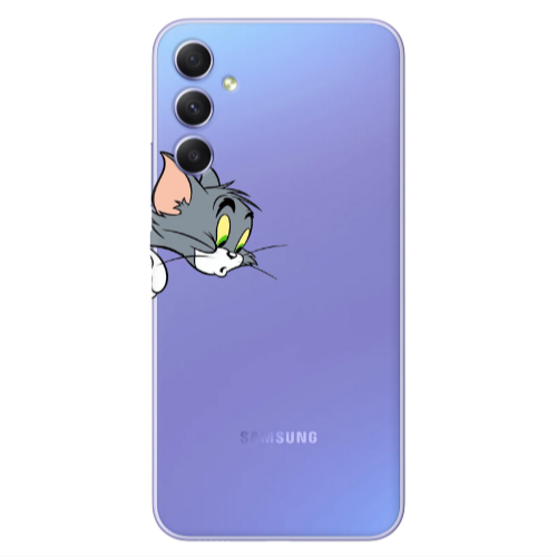 Samsung A34 Tom 1 Transparent Silicone TPU Θήκη