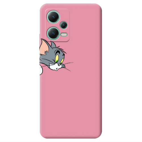 Xiaomi Redmi Note 12 Pro 5G Tom 1 Pink Colored Silicone TPU Θήκη