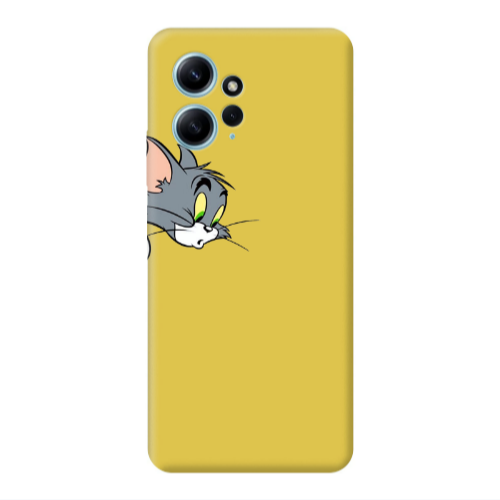 Xiaomi Redmi Note 12 4G Tom 1 Yellow Colored Silicone TPU Θήκη