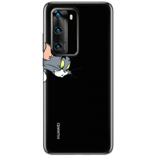 Huawei P40 Tom 1 Transparent Silicone TPU Θήκη