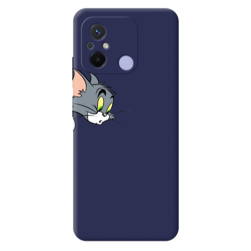 Xiaomi Redmi 12C Tom 1 Dark blue Colored Silicone TPU Θήκη