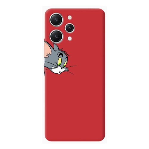 Xiaomi Redmi 12 Tom 1 Red Colored Silicone TPU Θήκη