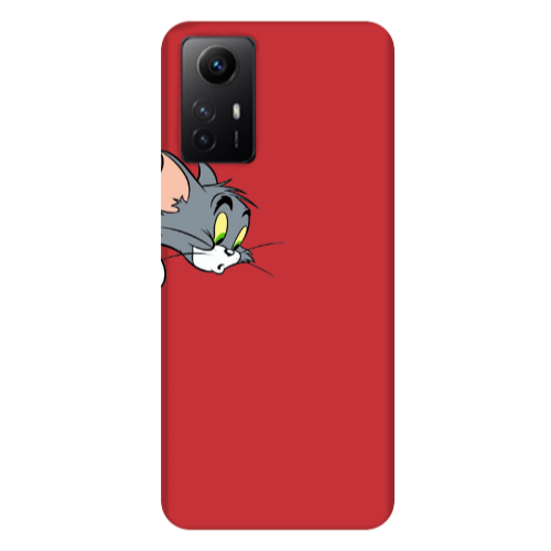 Xiaomi Redmi Note 12s Tom 1 Red Colored Silicone TPU Θήκη