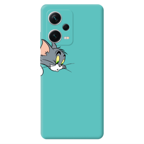Xiaomi Poco X5 Tom 1 Turquoise Colored Silicone TPU Θήκη