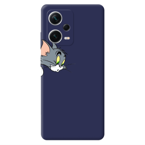 Xiaomi Poco X5 Tom 1 Dark blue Colored Silicone TPU Θήκη