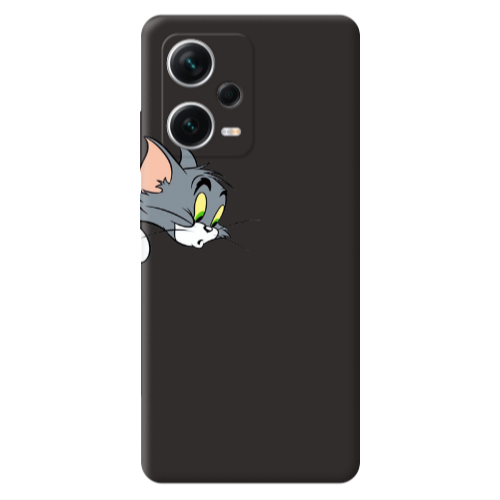 Xiaomi Poco X5 Tom 1 Black Colored Silicone TPU Θήκη