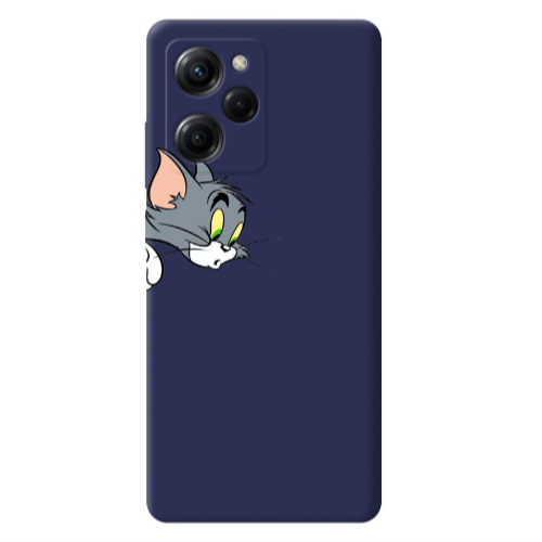 Xiaomi Poco X5 Pro Tom 1 Dark blue Colored Silicone TPU Θήκη