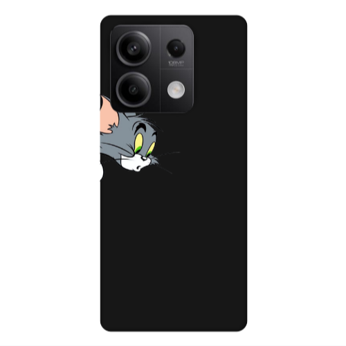 Xiaomi Redmi Note 13Pro 5G Tom 1 Black Colored Silicone TPU Θήκη