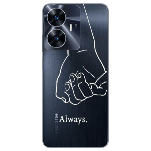 Realme Note 50 Always Transparent Silicone TPU Θήκη