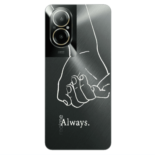 Realme C67 Always Transparent Silicone TPU Θήκη