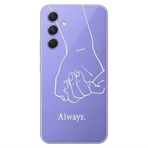 Samsung A56 Always Transparent Silicone TPU Θήκη