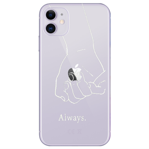 Apple iPhone 11  Always Transparent Silicone TPU Θήκη