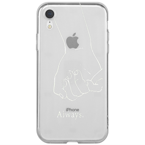 Apple iPhone Xr Always Transparent Silicone TPU Θήκη