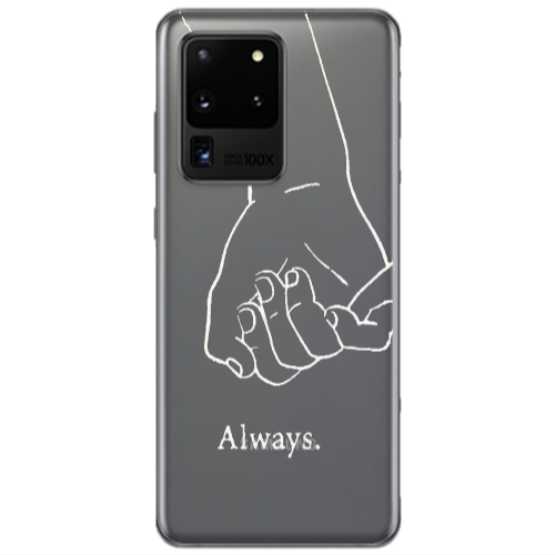 Samsung S20 Ultra Always Transparent Silicone TPU Θήκη
