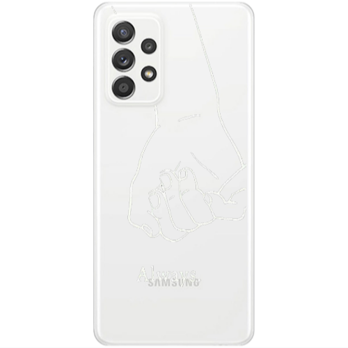 Samsung A53 Always Transparent Silicone TPU Θήκη