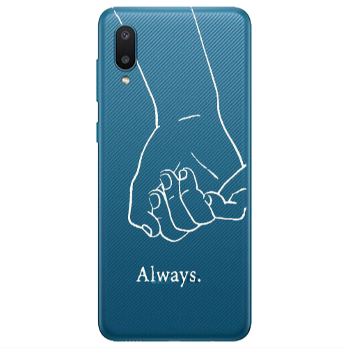Samsung A02 Always Transparent Silicone TPU Θήκη