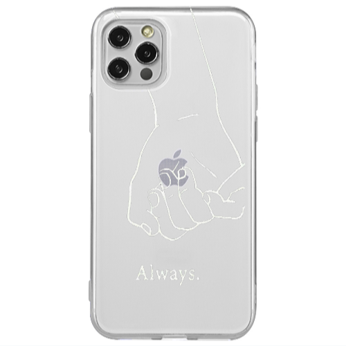 Apple iPhone 12 Pro Always Transparent Silicone TPU Θήκη
