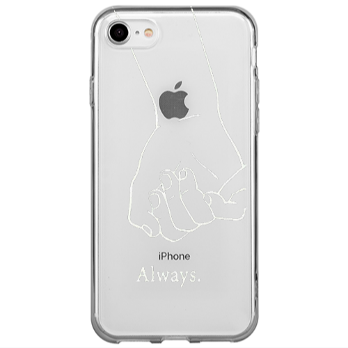 Apple iPhone 7 Always Transparent Silicone TPU Θήκη