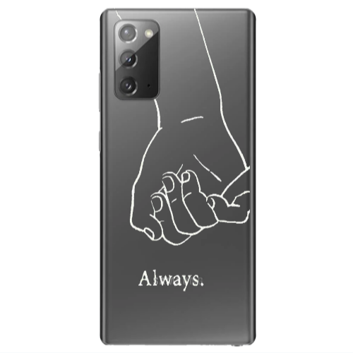 Samsung Note 20 Always Transparent Silicone TPU Θήκη