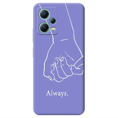 Xiaomi Redmi Note 12 Pro 5G Always Purple Colored Silicone TPU Θήκη