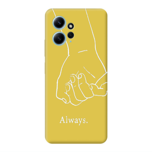 Xiaomi Redmi Note 12 4G Always Yellow Colored Silicone TPU Θήκη