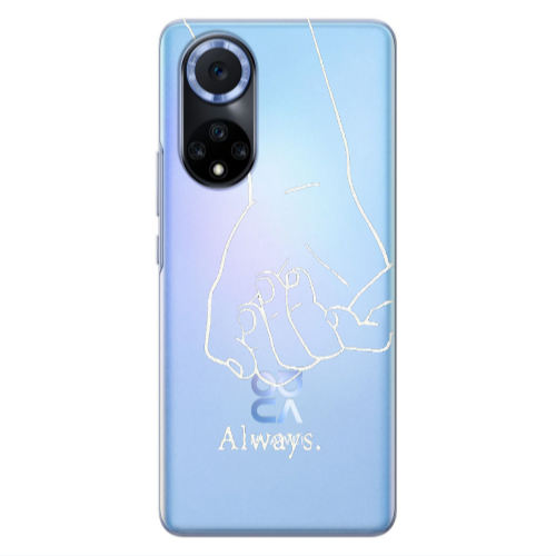 Huawei Nova 9 Always Transparent Silicone TPU Θήκη