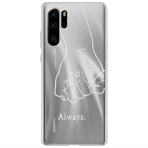 Huawei P30 Pro Always Transparent Silicone TPU Θήκη