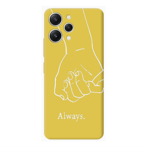 Xiaomi Redmi 12 Always Yellow Colored Silicone TPU Θήκη