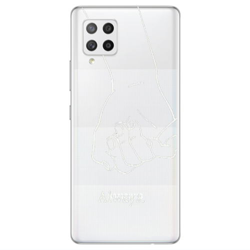 Samsung A42 5G Always Transparent Silicone TPU Θήκη