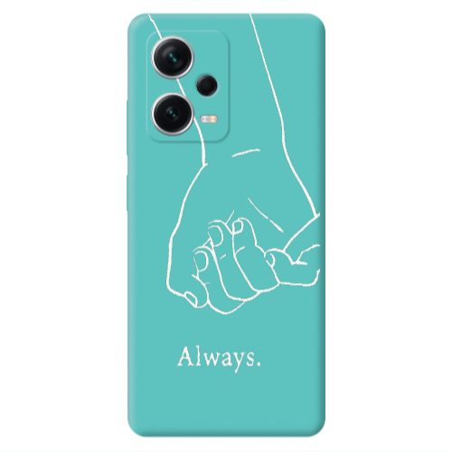 Xiaomi Poco X5 Always Turquoise Colored Silicone TPU Θήκη