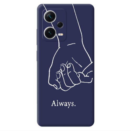 Xiaomi Poco X5 Always Dark blue Colored Silicone TPU Θήκη