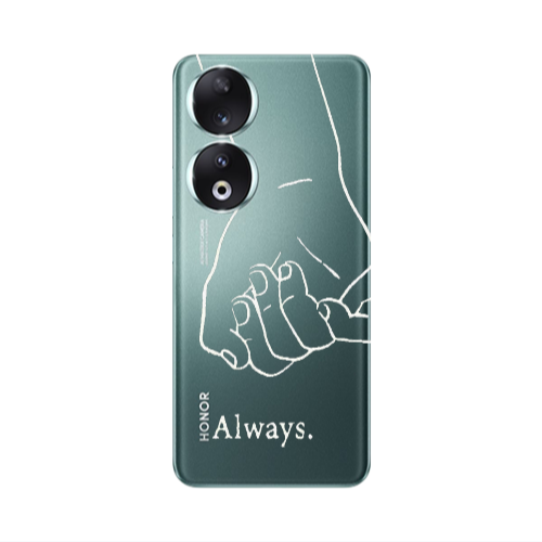 Honor 90 5G Always Transparent Silicone TPU Θήκη