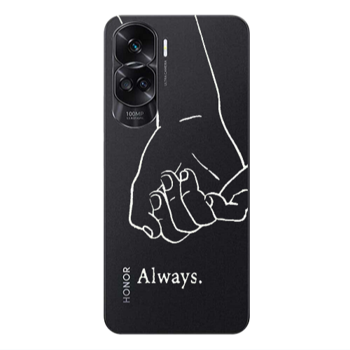 Honor 90 Lite 5G Always Transparent Silicone TPU Θήκη