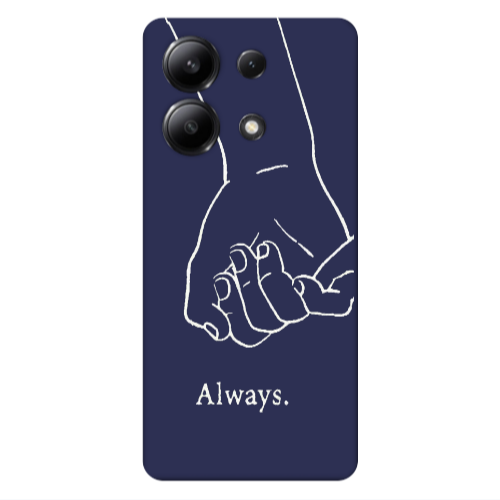 Xiaomi Redmi Note 13 4G Always Dark blue Colored Silicone TPU Θήκη