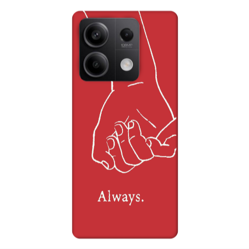 Xiaomi Redmi Note 13Pro 5G Always Red Colored Silicone TPU Θήκη
