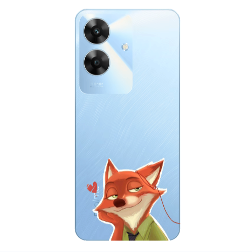 Realme Note 60 Valentines 15 Transparent Silicone TPU Θήκη