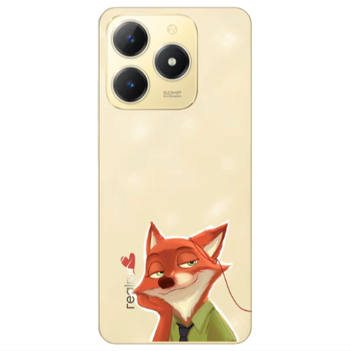 Realme C61 Valentines 15 Transparent Silicone TPU Θήκη