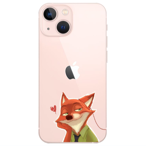Apple iPhone 13 Valentines 15 Transparent Silicone TPU Θήκη