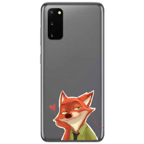 Samsung S20 Valentines 15 Transparent Silicone TPU Θήκη