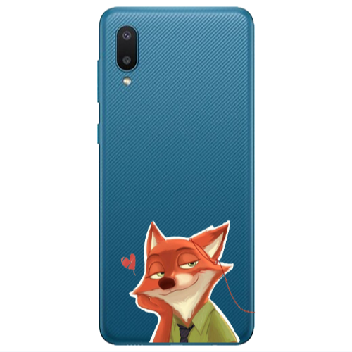 Samsung A02 Valentines 15 Transparent Silicone TPU Θήκη