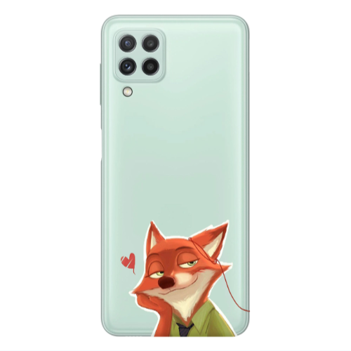 Samsung A22 4G Valentines 15 Transparent Silicone TPU Θήκη