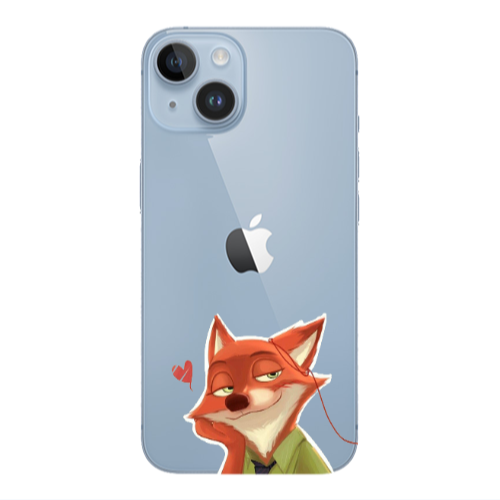 Apple iPhone 14  Valentines 15 Transparent Silicone TPU Θήκη