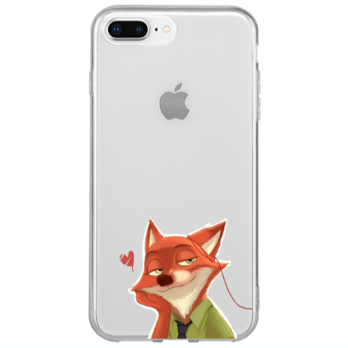 Apple iPhone 7 Plus Valentines 15 Transparent Silicone TPU Θήκη